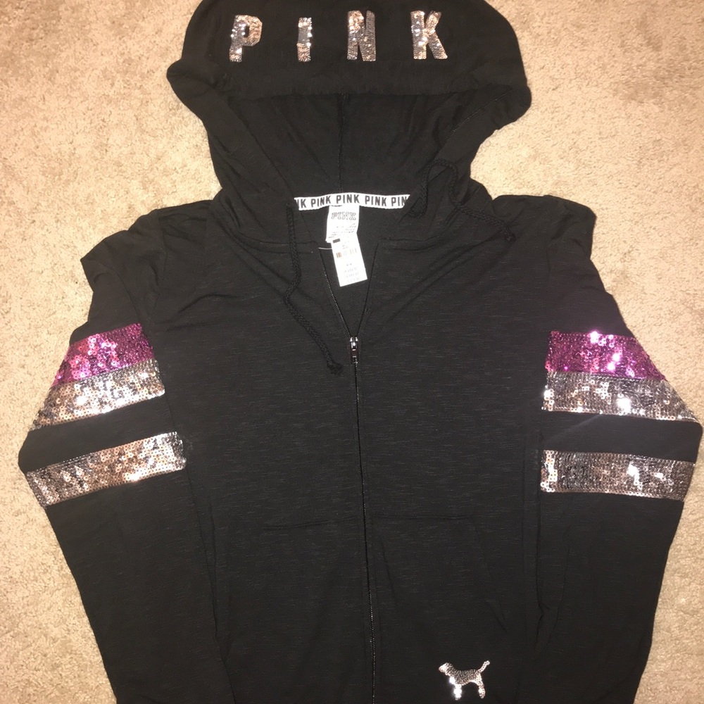 VS Pink Hooded Jacket